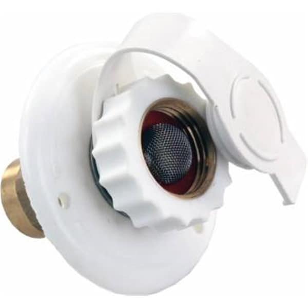 Powerhouse City Water Flange, White, Plastic PO655338 - main